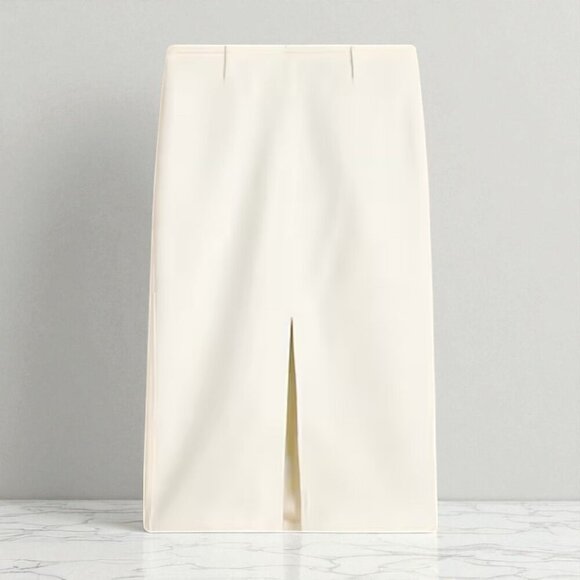 J. Crew Petite pencil midi skirt in four-season stretch Size 4 Petite - Picture 3 of 14